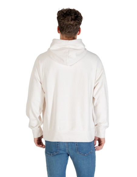 Calvin Klein Jeans sweat homme blanc capuche