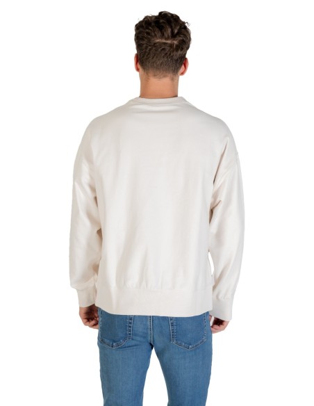 Calvin Klein Jeans sweat homme blanc col rond