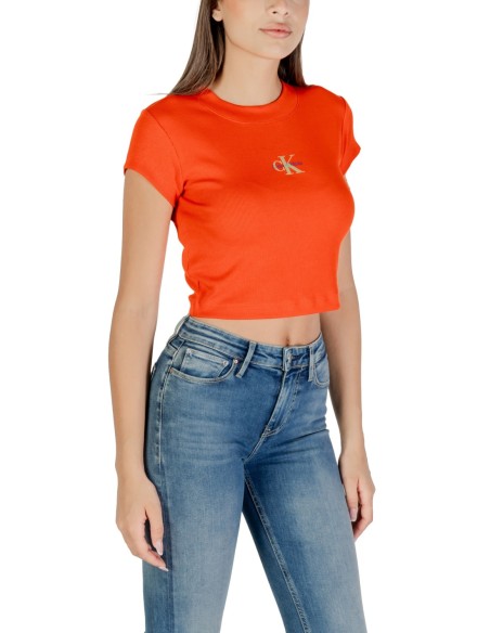 Calvin Klein Jeans top femme rouge