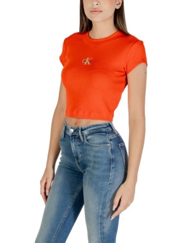 Calvin Klein Jeans top femme rouge