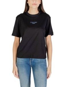 Calvin Klein Jeans t-shirt femme noir coton