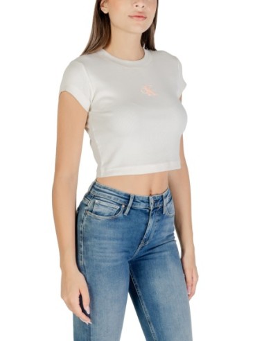 Calvin Klein Jeans top femme blanc
