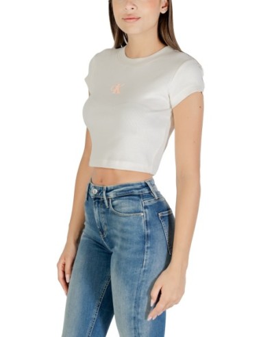 Calvin Klein Jeans top femme blanc