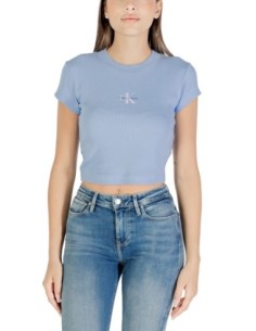 Calvin Klein Jeans top femme bleu azur