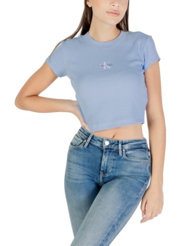 Calvin Klein Jeans top femme bleu azur