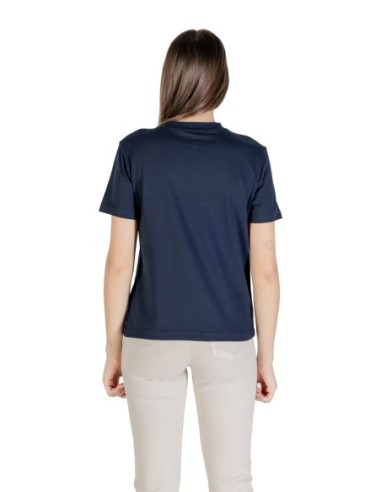 Calvin Klein Jeans t-shirt femme bleu imprimé