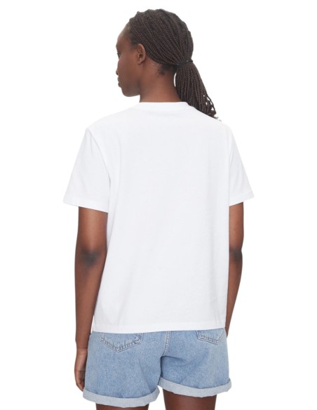 Calvin Klein Jeans t-shirt femme blanc imprimé