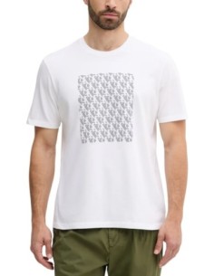 Calvin Klein Jeans t-shirt homme blanc imprimé