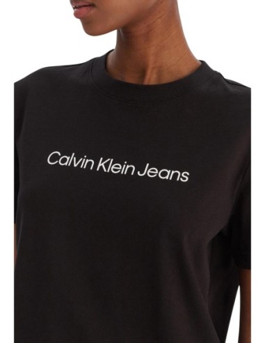 Calvin Klein Jeans t-shirt femme noir coton