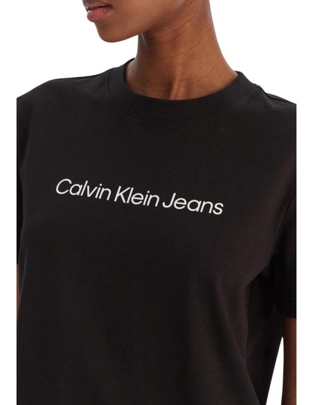 Calvin Klein Jeans t-shirt femme noir coton