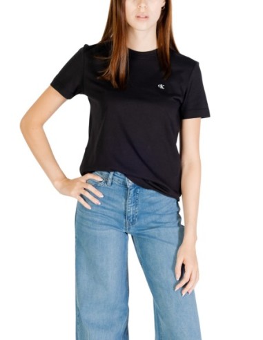 Calvin Klein Jeans t-shirt femme noir classique