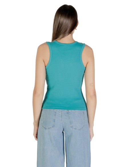 Calvin Klein Jeans débardeur femme bleu azur