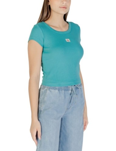 Calvin Klein Jeans t-shirt femme bleu azur