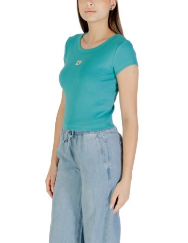 Calvin Klein Jeans t-shirt femme bleu azur