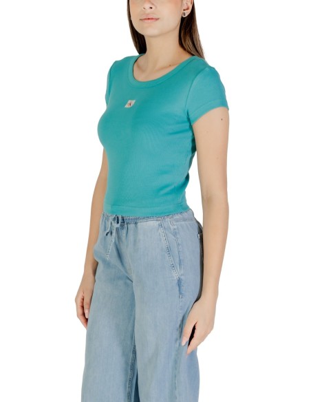 Calvin Klein Jeans t-shirt femme bleu azur