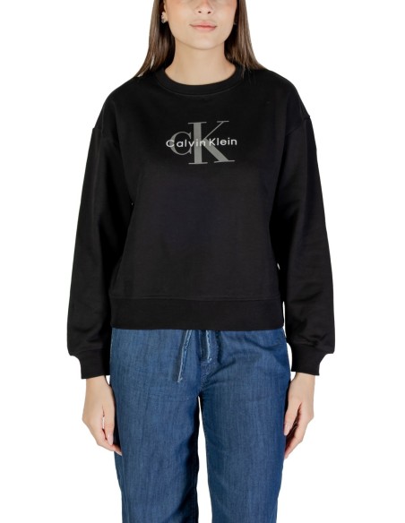 Calvin Klein Jeans sweat femme noir imprimé