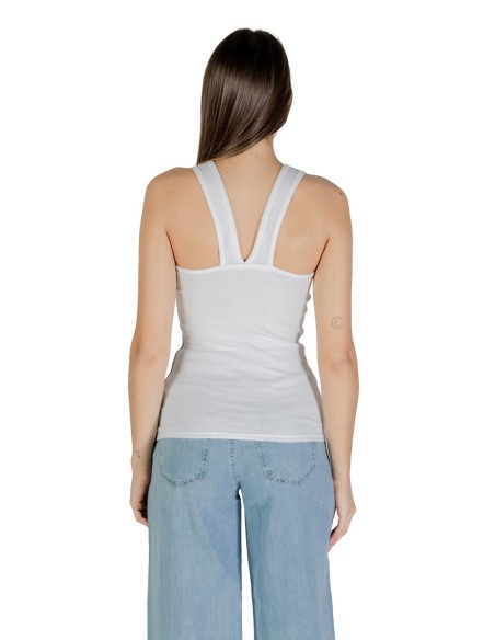 Calvin Klein Jeans débardeur femme blanc imprimé