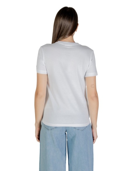 Calvin Klein Jeans t-shirt femme blanc coton