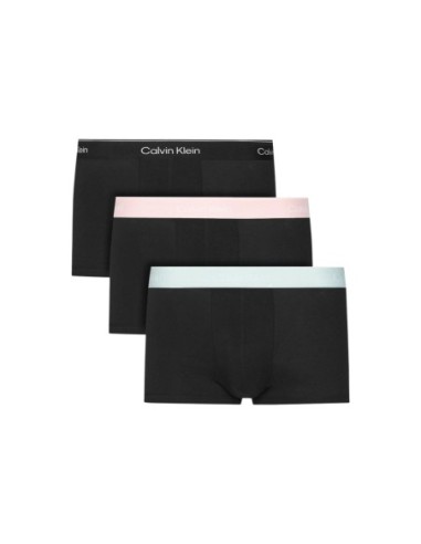 Boxer court homme noir low rise CK – lot de 3 Daily Edition