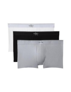 Boxer court homme gris Calvin Klein – lot de 3 coton stretch