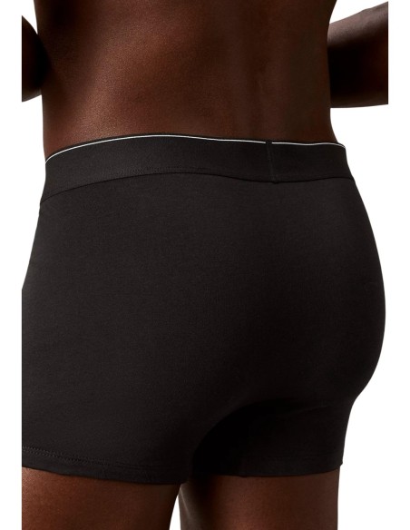 Boxer court homme gris Calvin Klein – lot de 3 coton stretch
