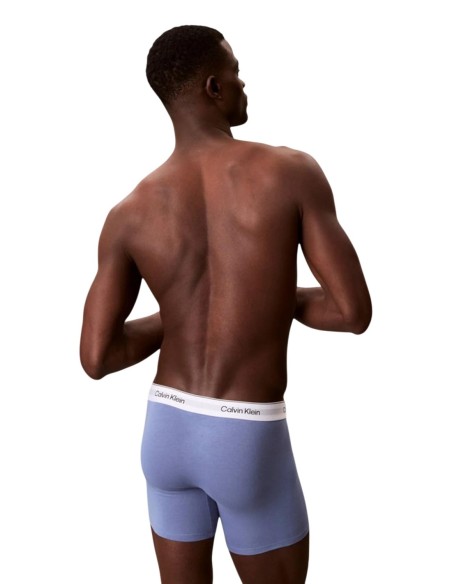 Boxer homme bleu Calvin Klein – lot de 3 confort stretch