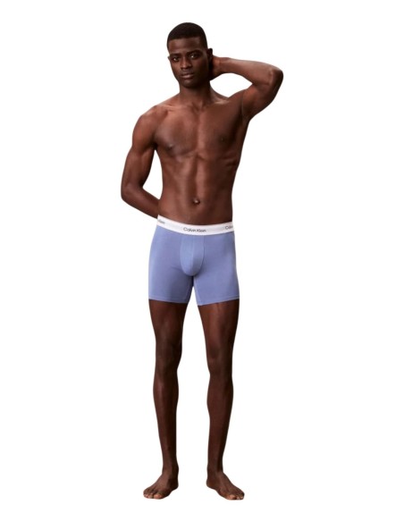 Boxer homme bleu Calvin Klein – lot de 3 confort stretch
