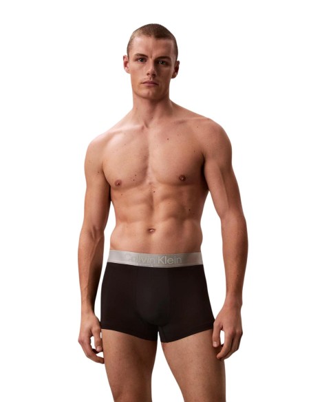 Boxer court homme noir Calvin Klein – lot de 3 coton stretch