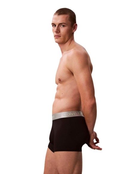 Boxer court homme noir Calvin Klein – lot de 3 coton stretch