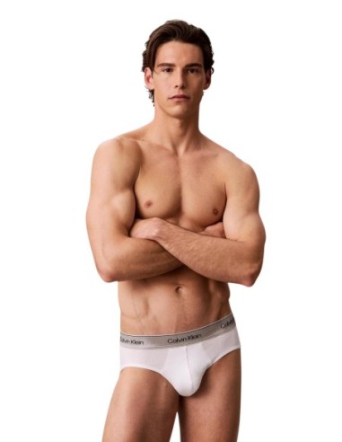 Slip homme blanc CK – lot de 3 classique