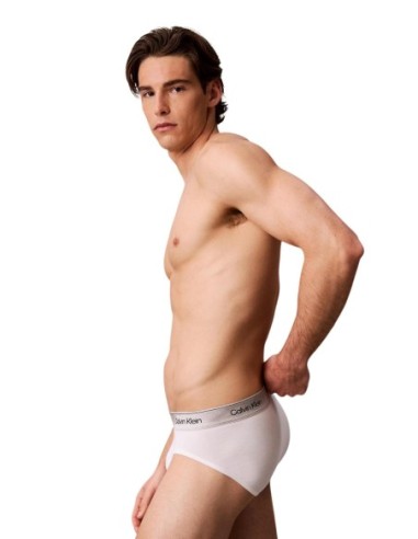 Slip homme blanc CK – lot de 3 classique