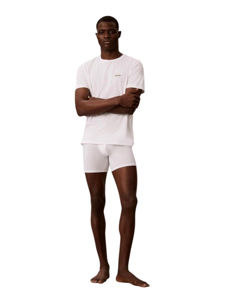 Tee-shirt homme blanc CK – col rond 100% coton