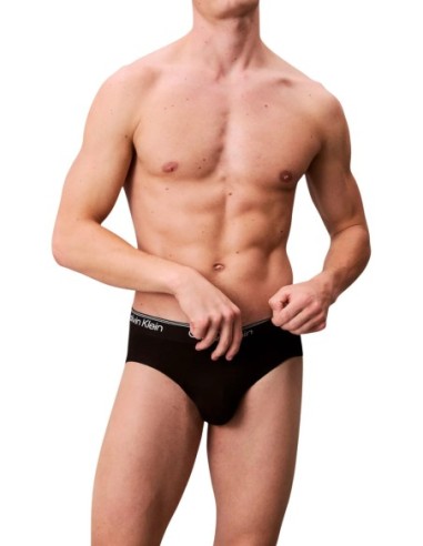 Slip homme noir CK – lot de 3 sport polyester