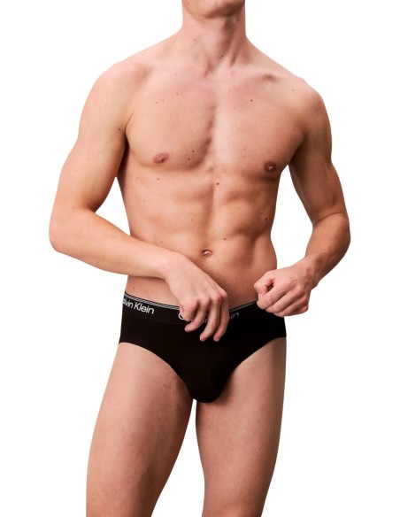Slip homme noir CK – lot de 3 sport polyester