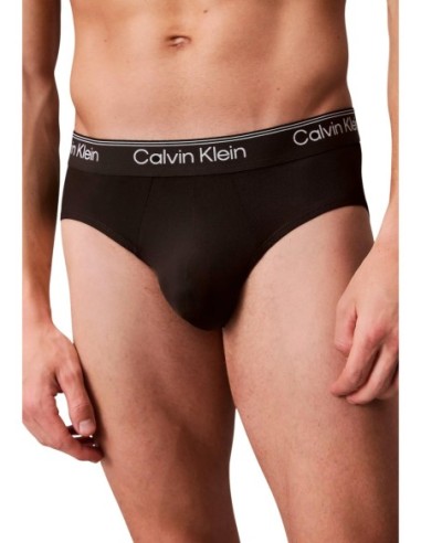 Slip homme noir CK – lot de 3 sport polyester