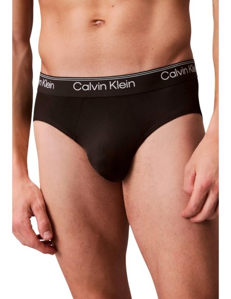 Slip homme noir CK – lot de 3 sport polyester
