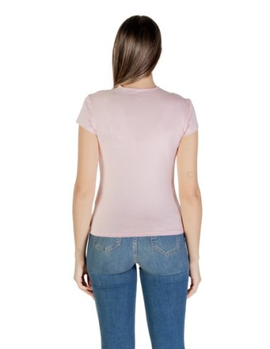 Calvin Klein Jeans t-shirt femme rose coton bio