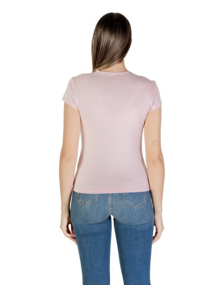 Calvin Klein Jeans t-shirt femme rose coton bio