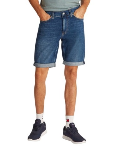 Calvin Klein Jeans bermuda homme bleu azur stretch
