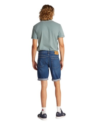Calvin Klein Jeans bermuda homme bleu azur stretch