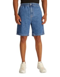 Calvin Klein Jeans bermuda homme bleu azur lyocell