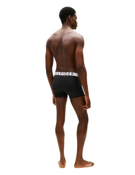 Boxer court homme noir Hilfiger – lot de 3 technique stretch