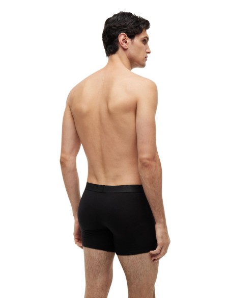 Boxer homme noir Hilfiger – lot de 3 coton organique