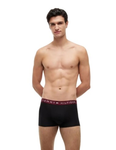Boxer court homme noir Hilfiger – lot de 3 premium