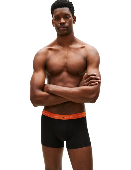 Boxer court homme noir Hilfiger – lot de 3 essentiel