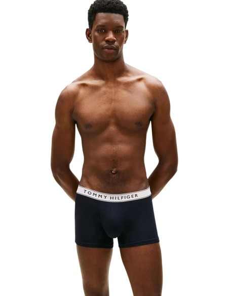 Boxer court homme noir Hilfiger – lot de 3 organique