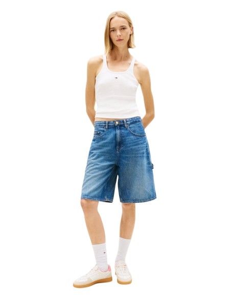 Tommy Hilfiger Jeans débardeur femme blanc
