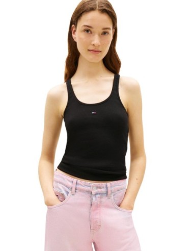 Tommy Hilfiger Jeans débardeur femme noir