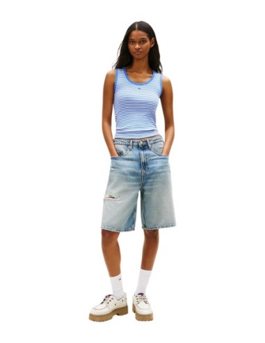 Tommy Hilfiger Jeans short femme denim bleu