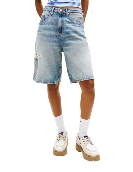 Tommy Hilfiger Jeans short femme denim bleu
